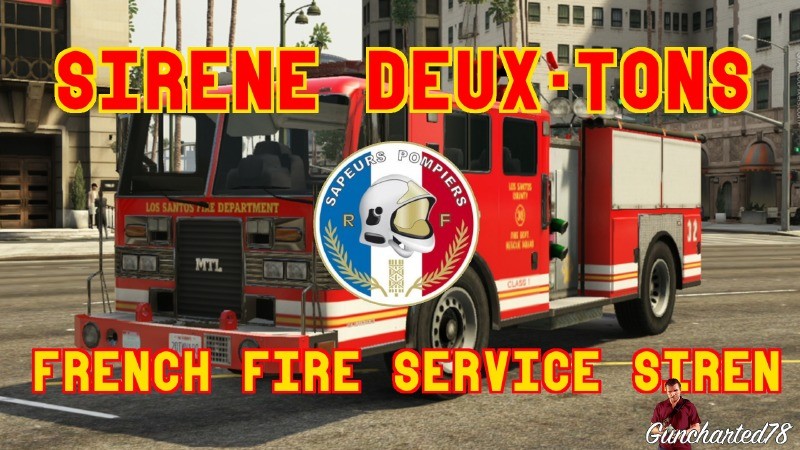 Sirène Deux-Tons Pompiers Français